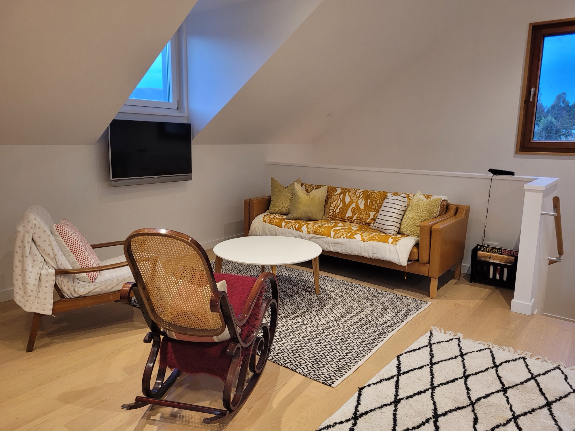 The lounge end of the loft