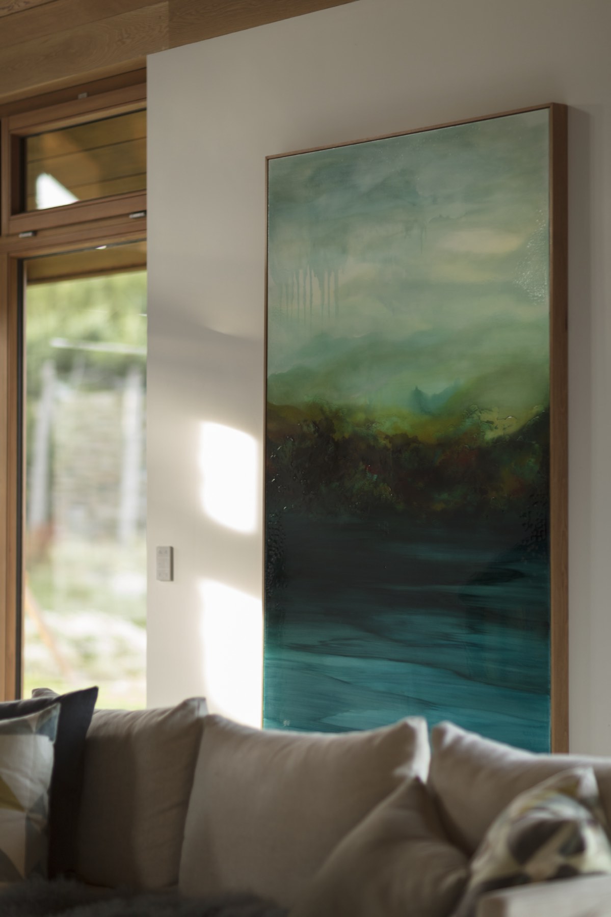The painting that has hung there since the house was built
